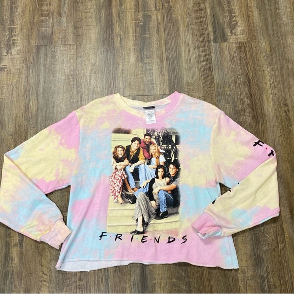 Tie-Dye Friends Graphic‎ Sweatshirt Ladies Size Small - Picture 6 of 13